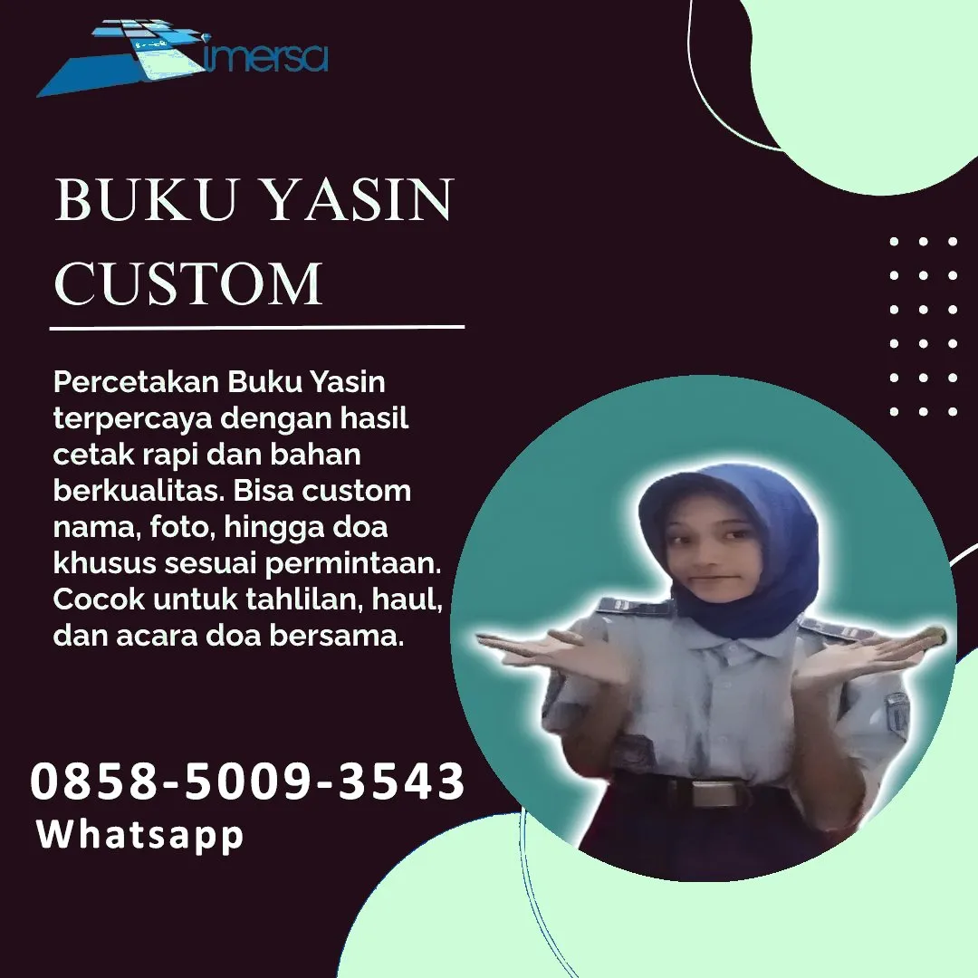 0858-5009-3543 (WA) Jasa Cetak Buku Yasin Ternate, Tempat Cetak Buku Yasin di Ternate, Cetak Buku Yasin Custom Ternate, Cetak Buku Yasin Murah Ternate, Buku Yasin dan Tahlil Ternate, Cetak Buku Yasin Terdekat Ternate, Jual Buku Yasin di Ternate