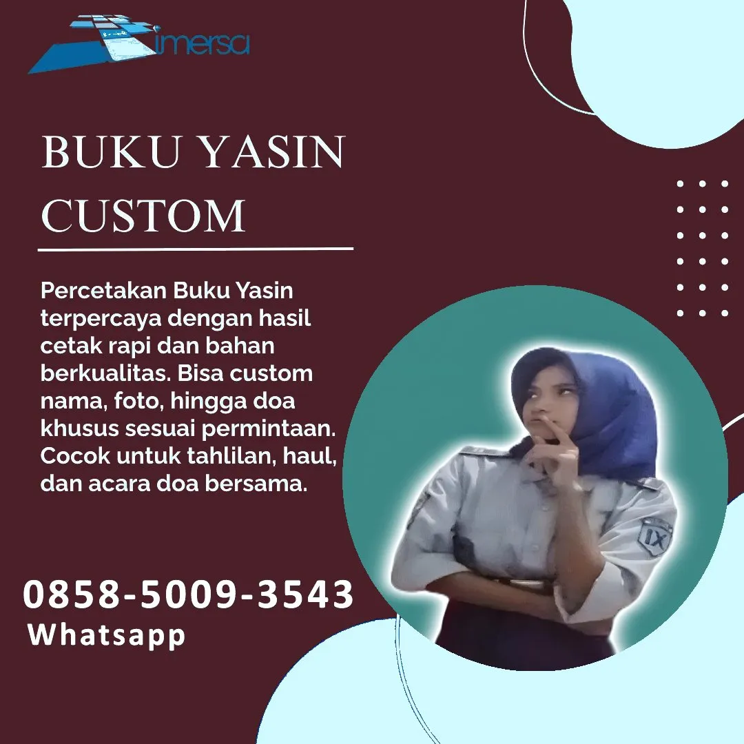 Cetak Buku Yasin Aceh Barat 0858-5009-3543 (WA)