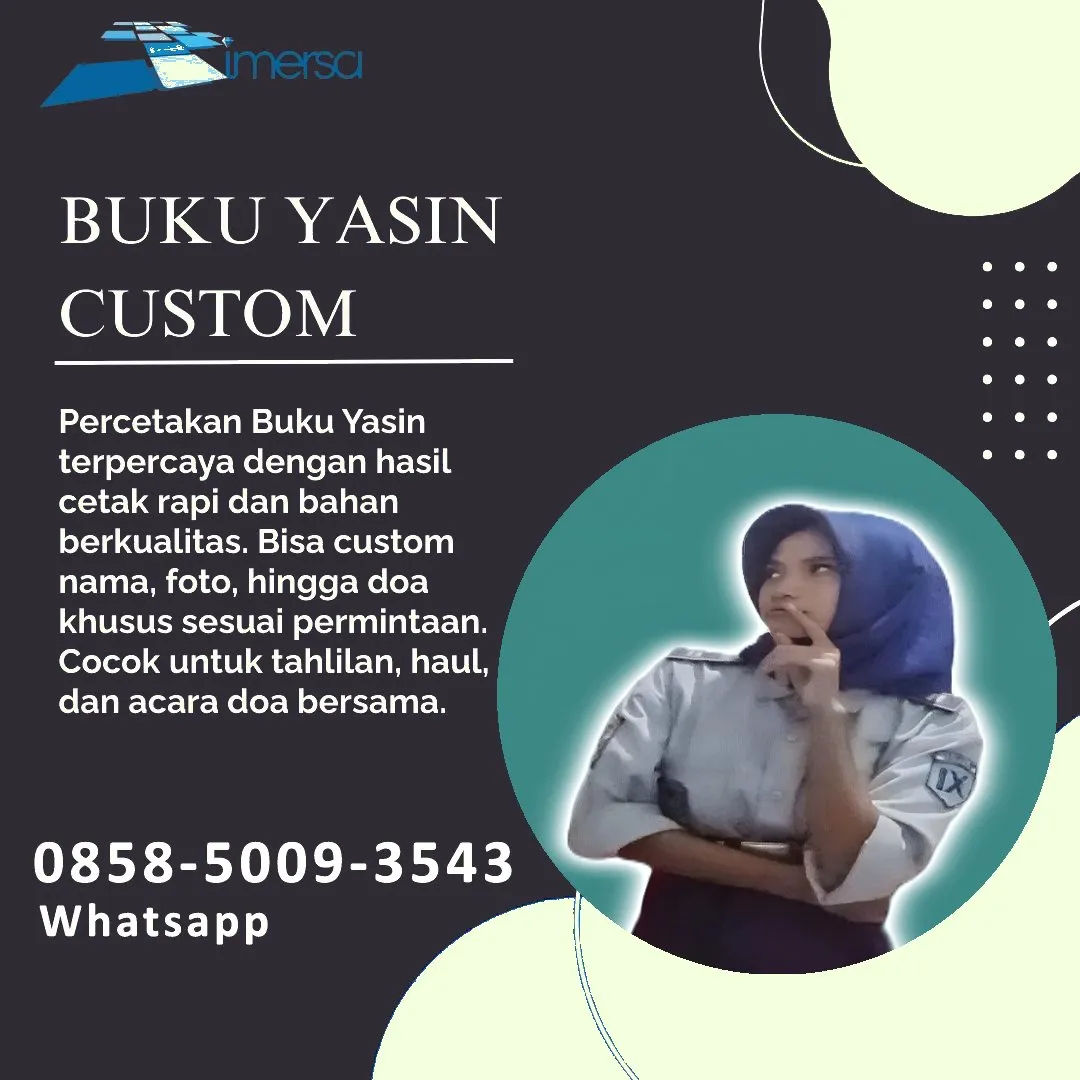 Cetak Buku Yasin Aceh Besar 0858-5009-3543 (WA)