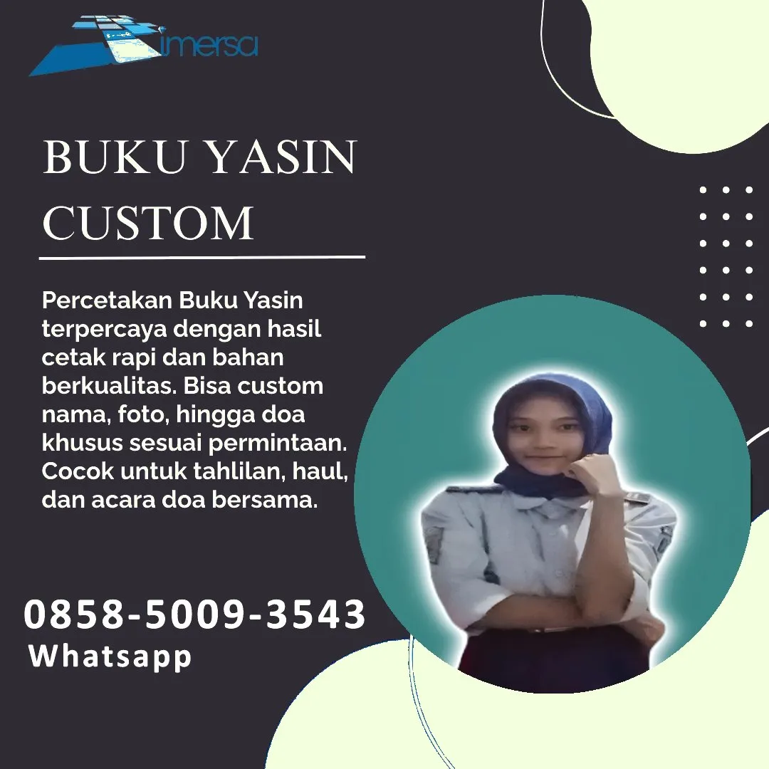 0858-5009-3543 (WA) Jasa Cetak Buku Yasin Aceh Jaya, Tempat Cetak Buku Yasin di Aceh Jaya, Cetak Buku Yasin Custom Aceh Jaya, Cetak Buku Yasin Murah Aceh Jaya, Buku Yasin dan Tahlil Aceh Jaya, Cetak Buku Yasin Terdekat Aceh Jaya, Jual Buku Yasin di Aceh Jaya