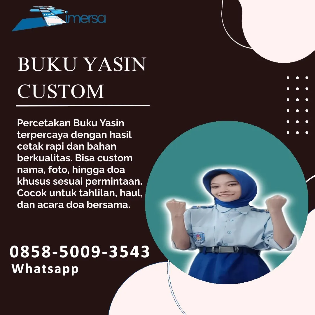 Cetak Buku Yasin Gayo Lues 0858-5009-3543 (WA)