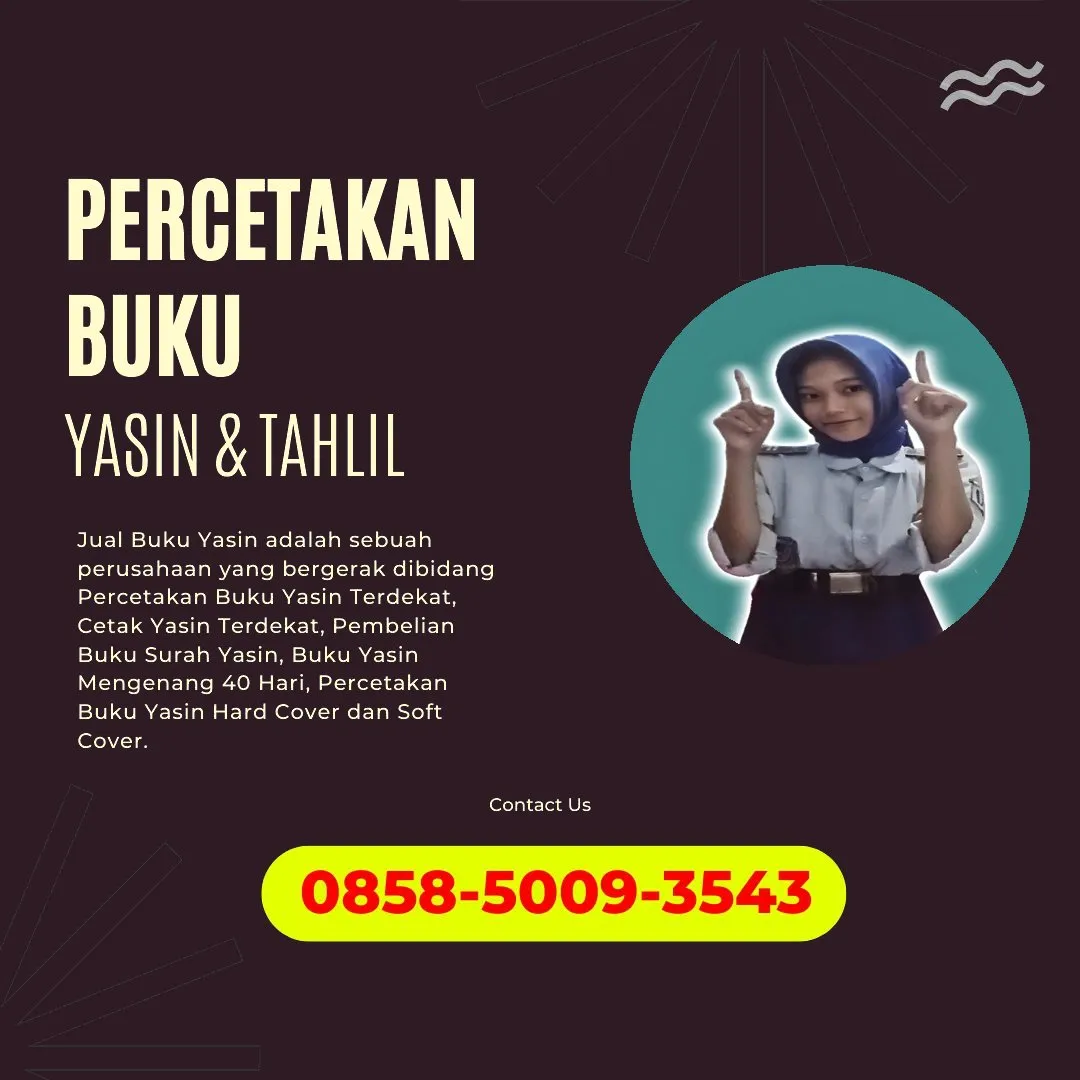Cetak Buku Yasin Pidie Jaya 0858-5009-3543 (WA)