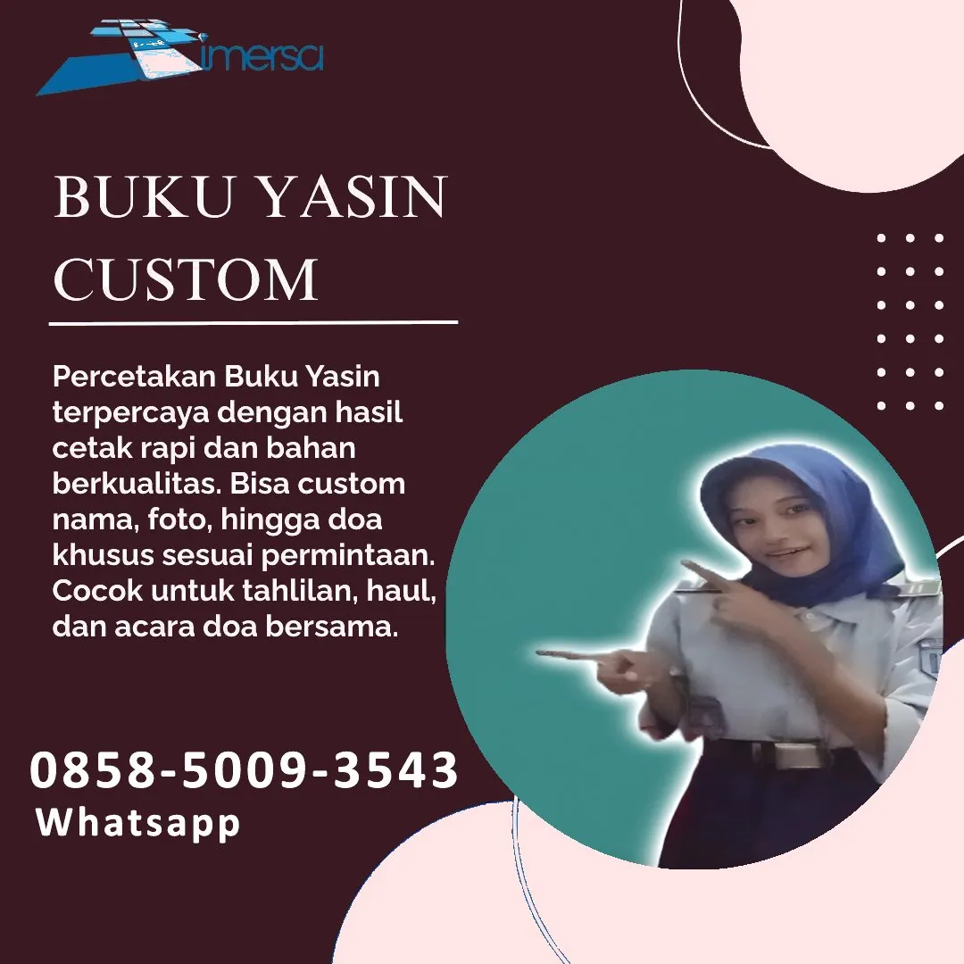 0858-5009-3543 (WA) Jasa Cetak Buku Yasin Banda Aceh, Tempat Cetak Buku Yasin di Banda Aceh, Cetak Buku Yasin Custom Banda Aceh, Cetak Buku Yasin Murah Banda Aceh, Buku Yasin dan Tahlil Banda Aceh, Cetak Buku Yasin Terdekat Banda Aceh, Jual Buku Yasin di Banda Aceh