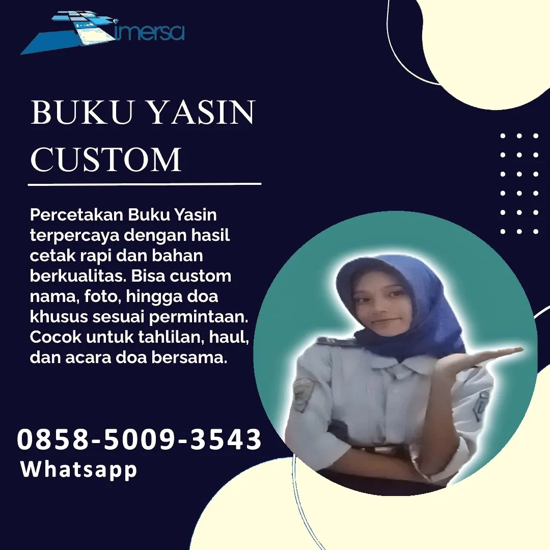 0858-5009-3543 (WA) Jasa Cetak Buku Yasin Malaka, Tempat Cetak Buku Yasin di Malaka, Cetak Buku Yasin Custom Malaka, Cetak Buku Yasin Murah Malaka, Buku Yasin dan Tahlil Malaka, Cetak Buku Yasin Terdekat Malaka, Jual Buku Yasin di Malaka