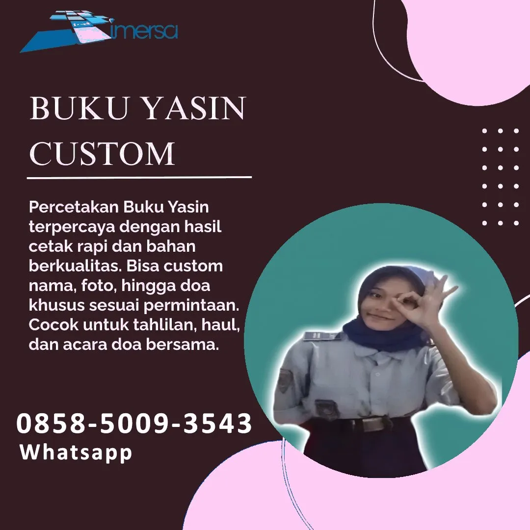 0858-5009-3543 (WA) Jasa Cetak Buku Yasin Manggarai Barat, Tempat Cetak Buku Yasin di Manggarai Barat, Cetak Buku Yasin Custom Manggarai Barat, Cetak Buku Yasin Murah Manggarai Barat, Buku Yasin dan Tahlil Manggarai Barat, Cetak Buku Yasin Terdekat Manggarai Barat, Jual Buku Yasin di Manggarai Barat