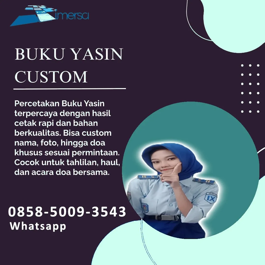 0858-5009-3543 (WA) Jasa Cetak Buku Yasin Tulungagung, Tempat Cetak Buku Yasin di Tulungagung, Cetak Buku Yasin Custom Tulungagung, Cetak Buku Yasin Murah Tulungagung, Buku Yasin dan Tahlil Tulungagung, Cetak Buku Yasin Terdekat Tulungagung, Jual Buku Yasin di Tulungagung