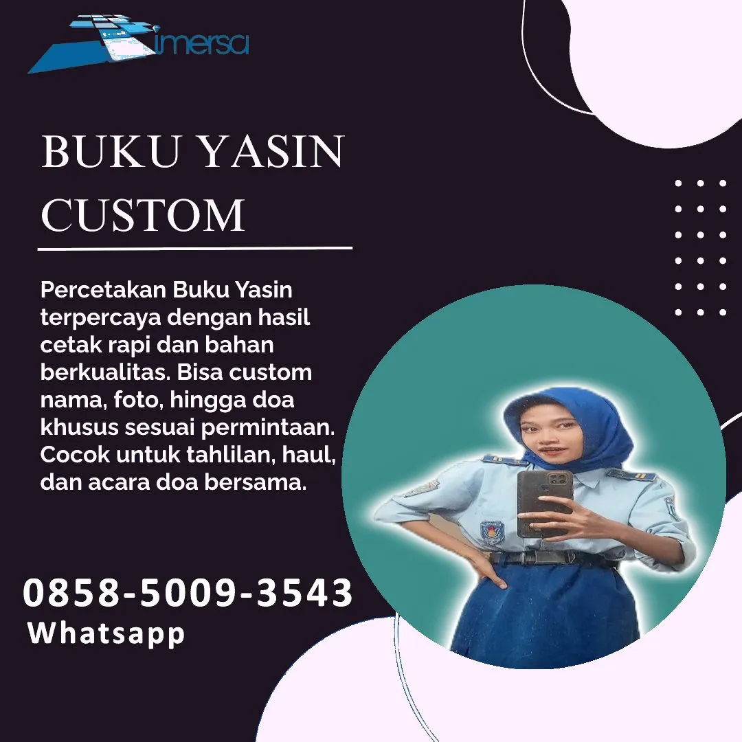 0858-5009-3543 (WA) Jasa Cetak Buku Yasin Sumba Barat, Tempat Cetak Buku Yasin di Sumba Barat, Cetak Buku Yasin Custom Sumba Barat, Cetak Buku Yasin Murah Sumba Barat, Buku Yasin dan Tahlil Sumba Barat, Cetak Buku Yasin Terdekat Sumba Barat, Jual Buku Yasin di Sumba Barat