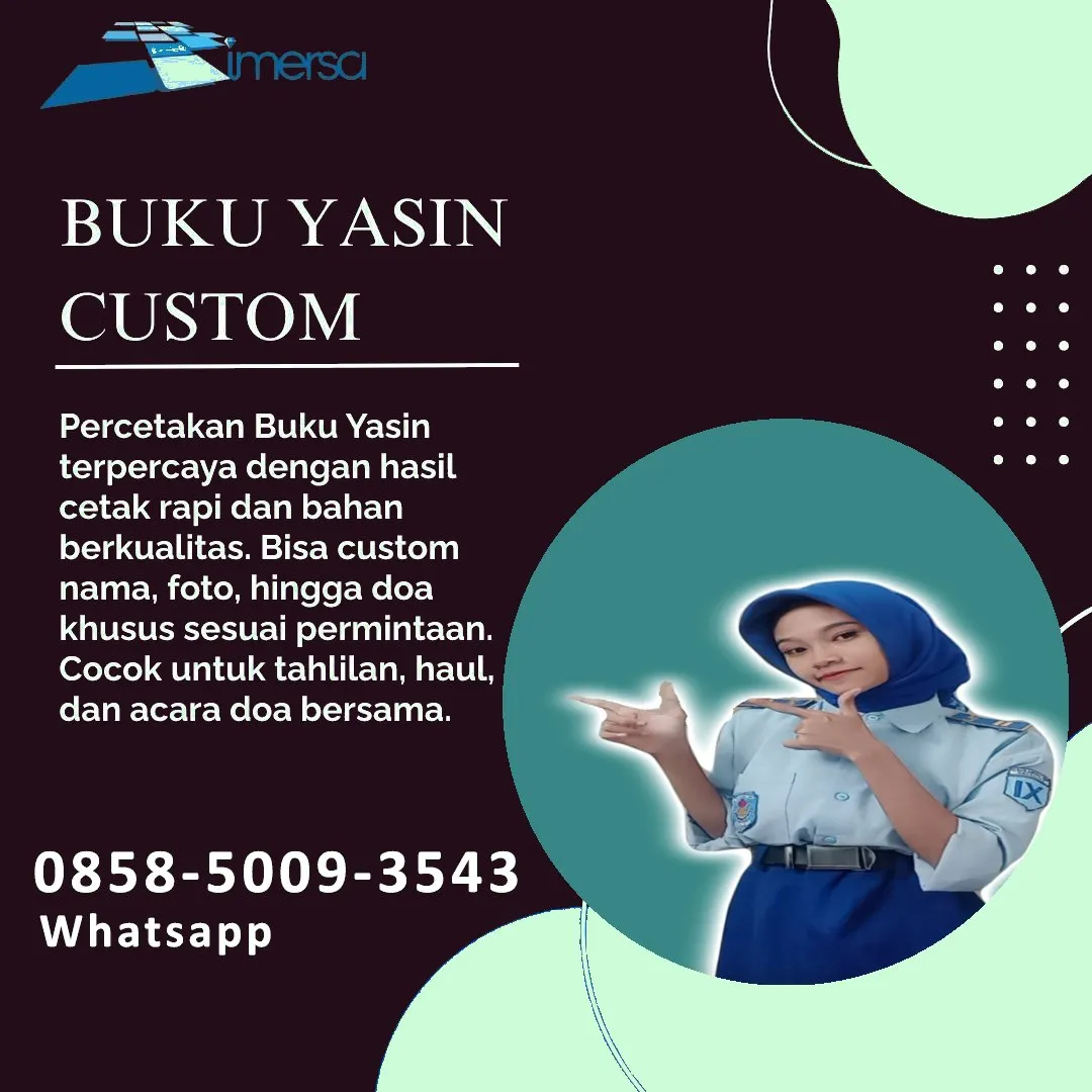 Cetak Buku Yasin Deiyai 0858-5009-3543 (WA)