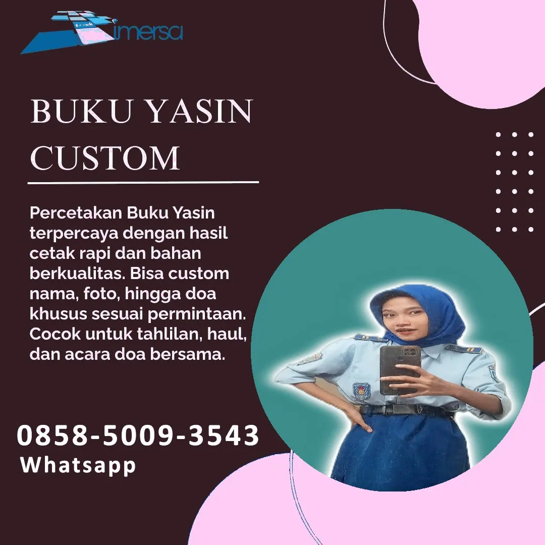 0858-5009-3543 (WA) Jasa Cetak Buku Yasin Lanny Jaya, Tempat Cetak Buku Yasin di Lanny Jaya, Cetak Buku Yasin Custom Lanny Jaya, Cetak Buku Yasin Murah Lanny Jaya, Buku Yasin dan Tahlil Lanny Jaya, Cetak Buku Yasin Terdekat Lanny Jaya, Jual Buku Yasin di Lanny Jaya