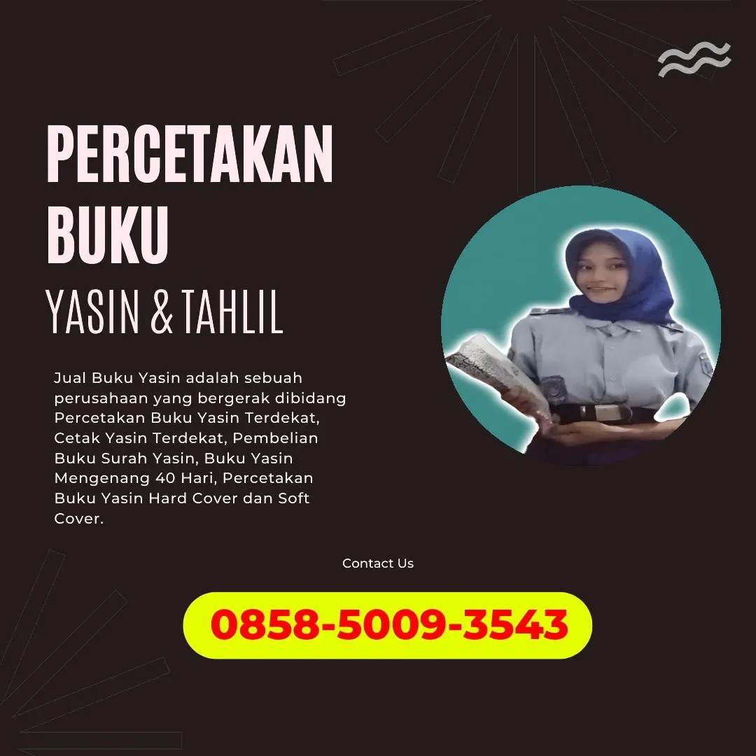 Cetak Buku Yasin Mamberamo Tengah 0858-5009-3543 (WA)