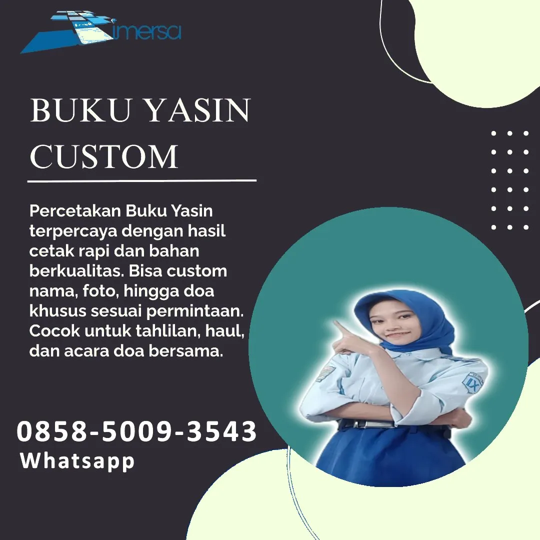 Cetak Buku Yasin Puncak Jaya 0858-5009-3543 (WA)