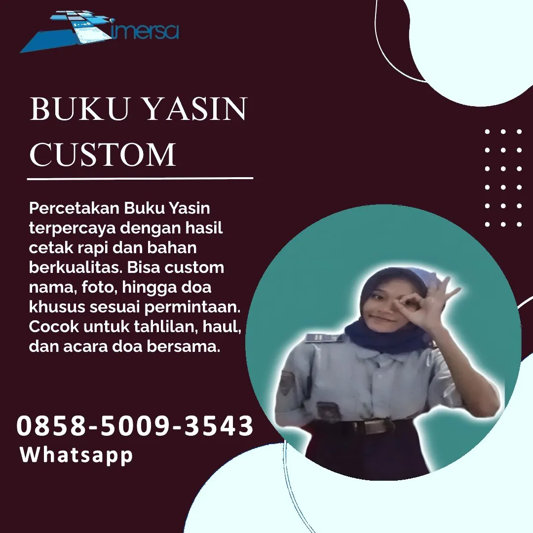Cetak Buku Yasin Sarmi 0858-5009-3543 (WA)