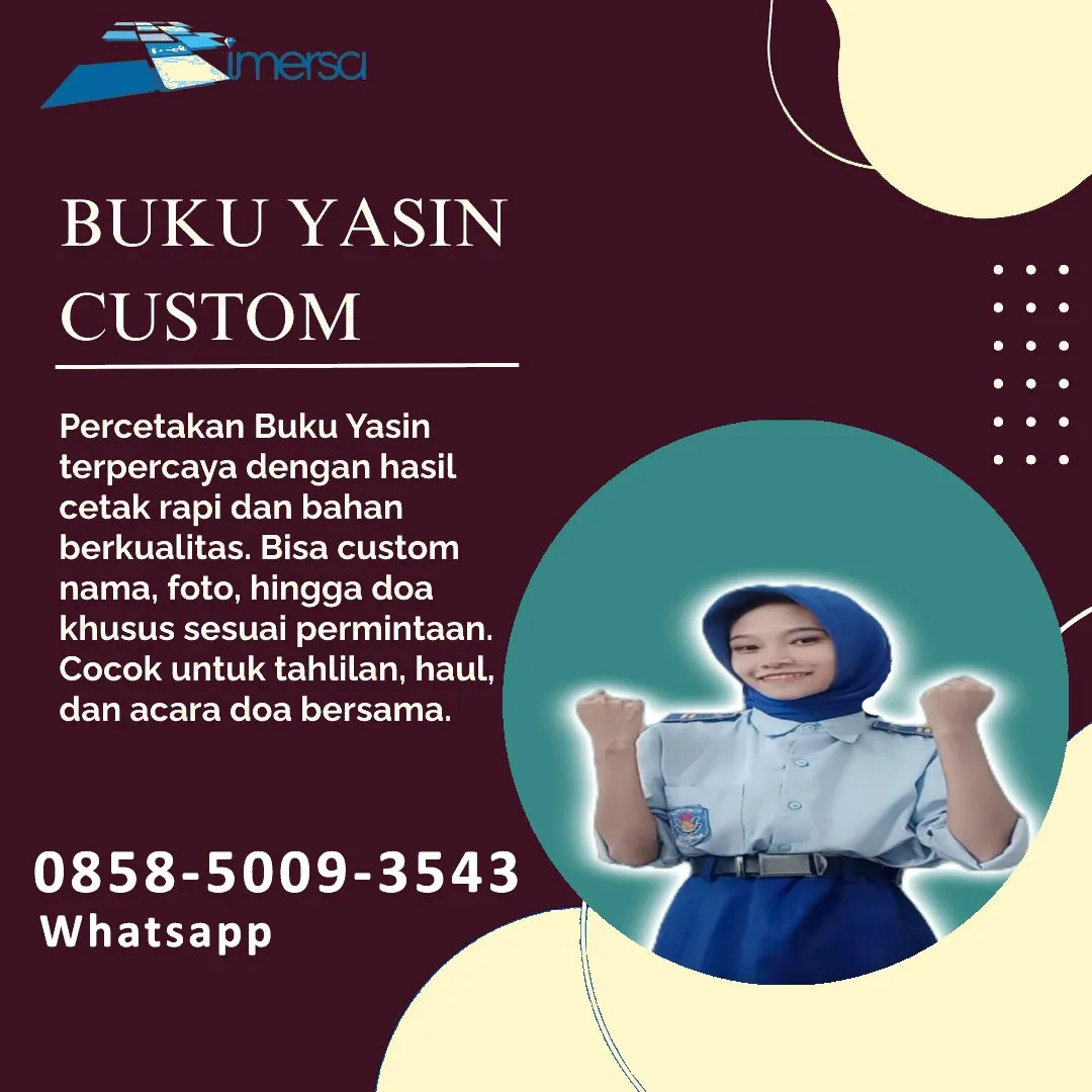 Cetak Buku Yasin Yalimo 0858-5009-3543 (WA)