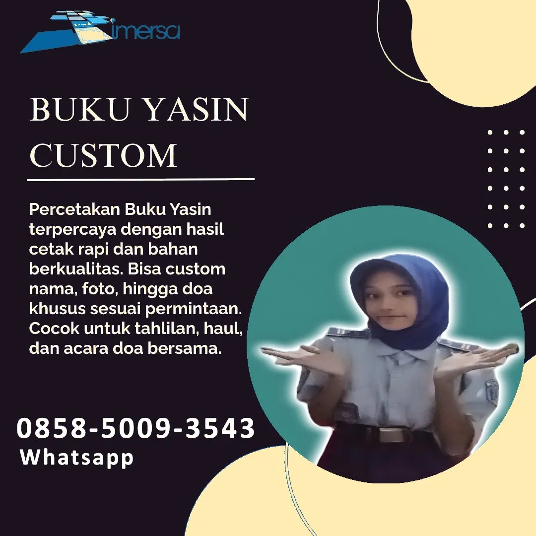 0858-5009-3543 (WA) Jasa Cetak Buku Yasin Manokwari Selatan, Tempat Cetak Buku Yasin di Manokwari Selatan, Cetak Buku Yasin Custom Manokwari Selatan, Cetak Buku Yasin Murah Manokwari Selatan, Buku Yasin dan Tahlil Manokwari Selatan, Cetak Buku Yasin Terdekat Manokwari Selatan, Jual Buku Yasin di Manokwari Selatan