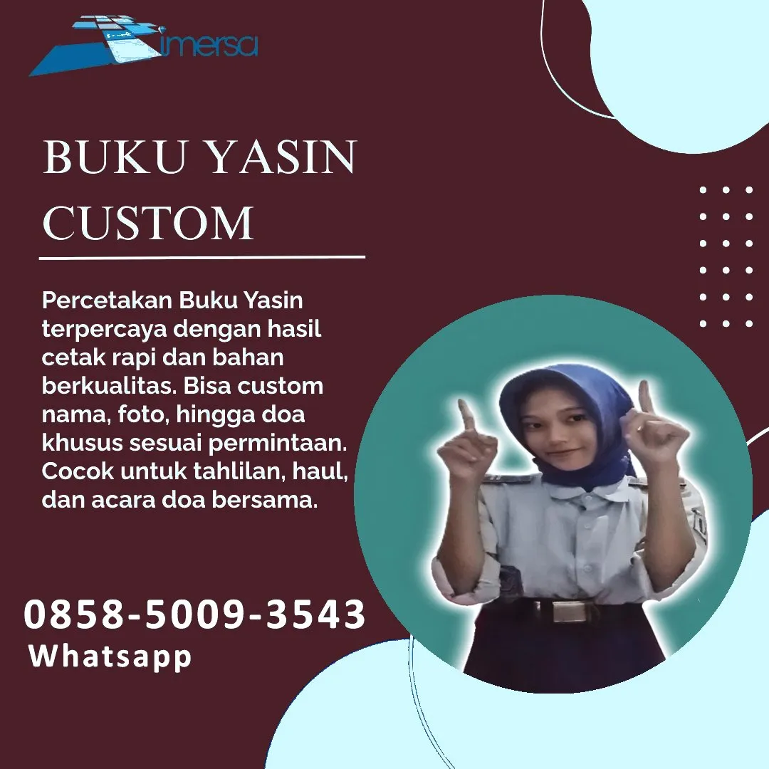 Cetak Buku Yasin Raja Ampat 0858-5009-3543 (WA)
