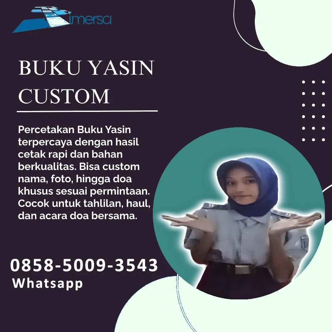 Cetak Buku Yasin Sorong 0858-5009-3543 (WA)