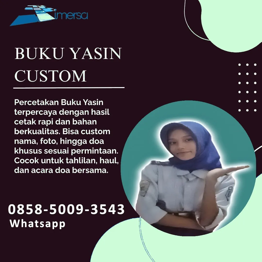 Cetak Buku Yasin Teluk Wondama 0858-5009-3543 (WA)
