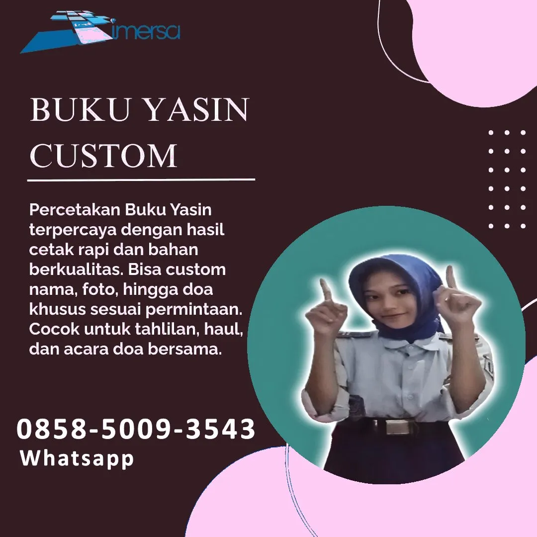Cetak Buku Yasin Bengkalis 0858-5009-3543 (WA)