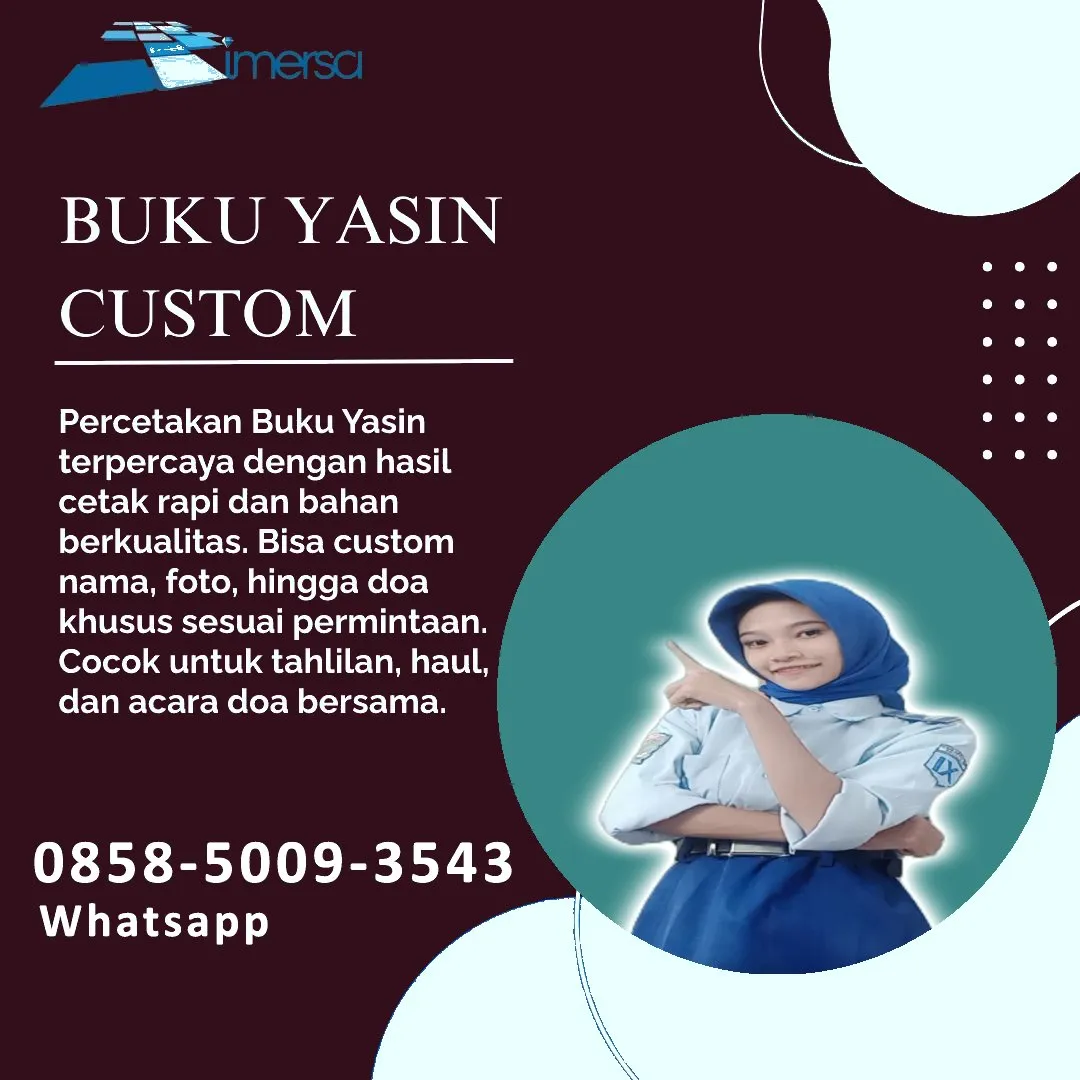 0858-5009-3543 (WA) Jasa Cetak Buku Yasin Bengkalis, Tempat Cetak Buku Yasin di Bengkalis, Cetak Buku Yasin Custom Bengkalis, Cetak Buku Yasin Murah Bengkalis, Buku Yasin dan Tahlil Bengkalis, Cetak Buku Yasin Terdekat Bengkalis, Jual Buku Yasin di Bengkalis