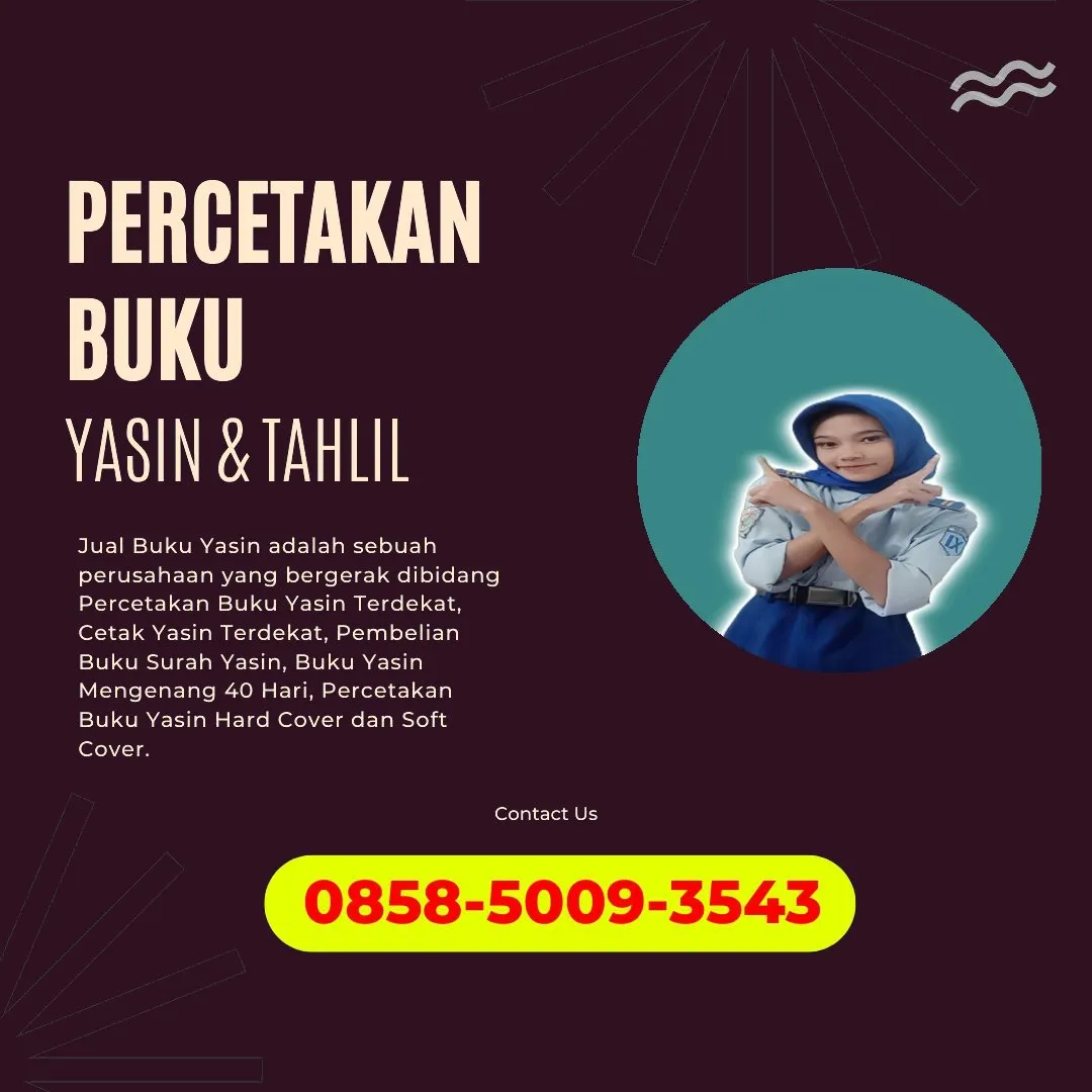 Cetak Buku Yasin Pekanbaru 0858-5009-3543 (WA)