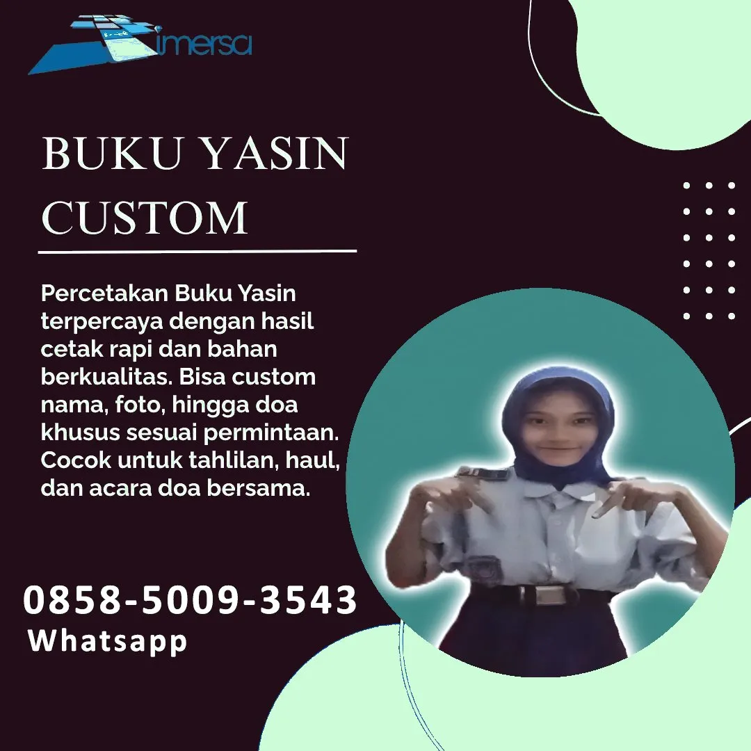 0858-5009-3543 (WA) Jasa Cetak Buku Yasin Mamuju Utara, Tempat Cetak Buku Yasin di Mamuju Utara, Cetak Buku Yasin Custom Mamuju Utara, Cetak Buku Yasin Murah Mamuju Utara, Buku Yasin dan Tahlil Mamuju Utara, Cetak Buku Yasin Terdekat Mamuju Utara, Jual Buku Yasin di Mamuju Utara