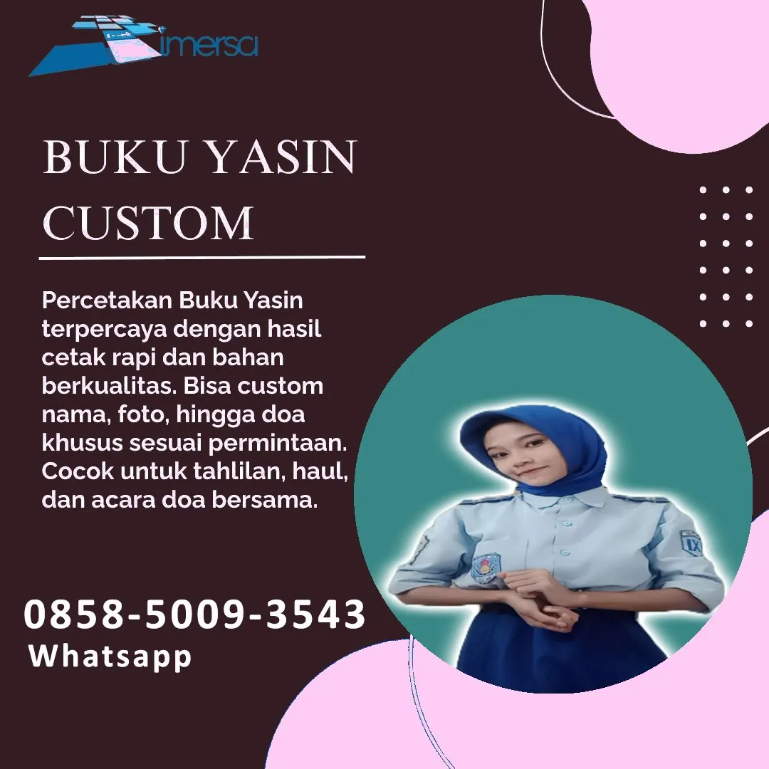 0858-5009-3543 (WA) Jasa Cetak Buku Yasin Pinrang, Tempat Cetak Buku Yasin di Pinrang, Cetak Buku Yasin Custom Pinrang, Cetak Buku Yasin Murah Pinrang, Buku Yasin dan Tahlil Pinrang, Cetak Buku Yasin Terdekat Pinrang, Jual Buku Yasin di Pinrang