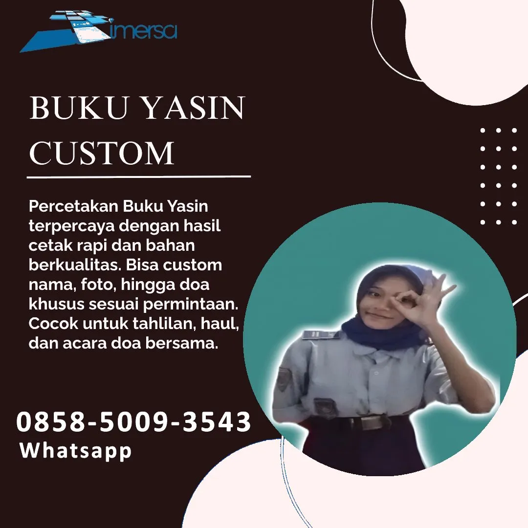 0858-5009-3543 (WA) Jasa Cetak Buku Yasin Soppeng, Tempat Cetak Buku Yasin di Soppeng, Cetak Buku Yasin Custom Soppeng, Cetak Buku Yasin Murah Soppeng, Buku Yasin dan Tahlil Soppeng, Cetak Buku Yasin Terdekat Soppeng, Jual Buku Yasin di Soppeng