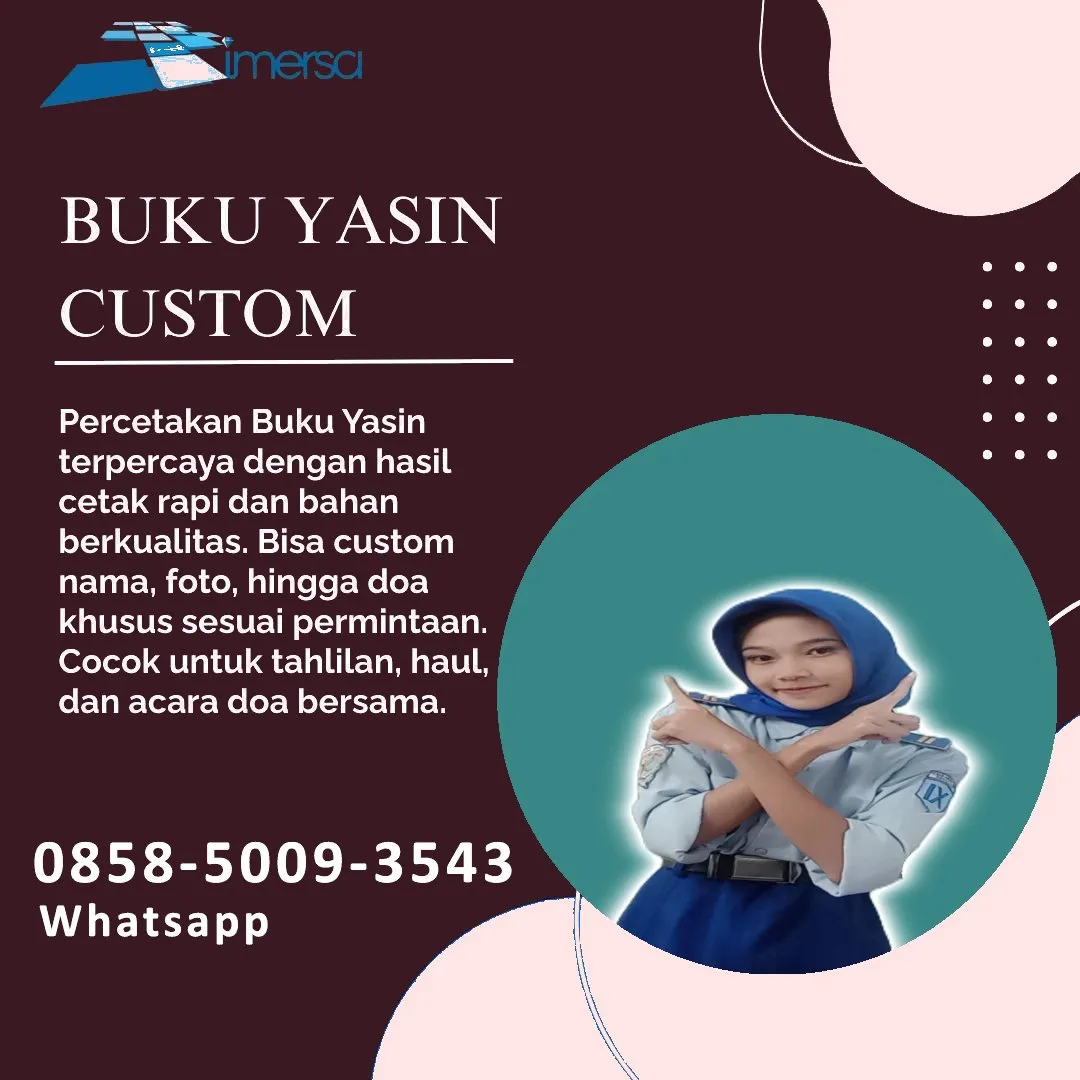 0858-5009-3543 (WA) Jasa Cetak Buku Yasin Buton Utara, Tempat Cetak Buku Yasin di Buton Utara, Cetak Buku Yasin Custom Buton Utara, Cetak Buku Yasin Murah Buton Utara, Buku Yasin dan Tahlil Buton Utara, Cetak Buku Yasin Terdekat Buton Utara, Jual Buku Yasin di Buton Utara