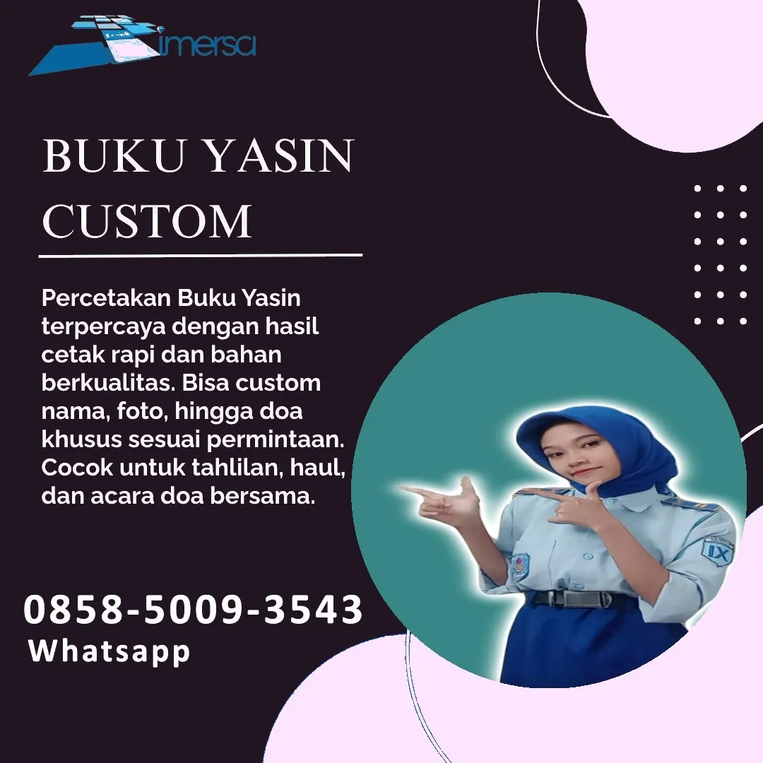 Cetak Buku Yasin Konawe Utara 0858-5009-3543 (WA)
