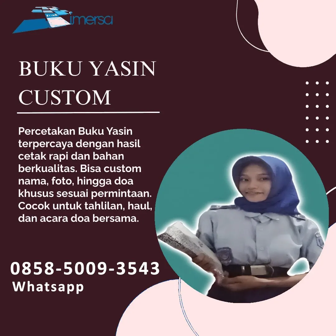 Cetak Buku Yasin Kendari 0858-5009-3543 (WA)
