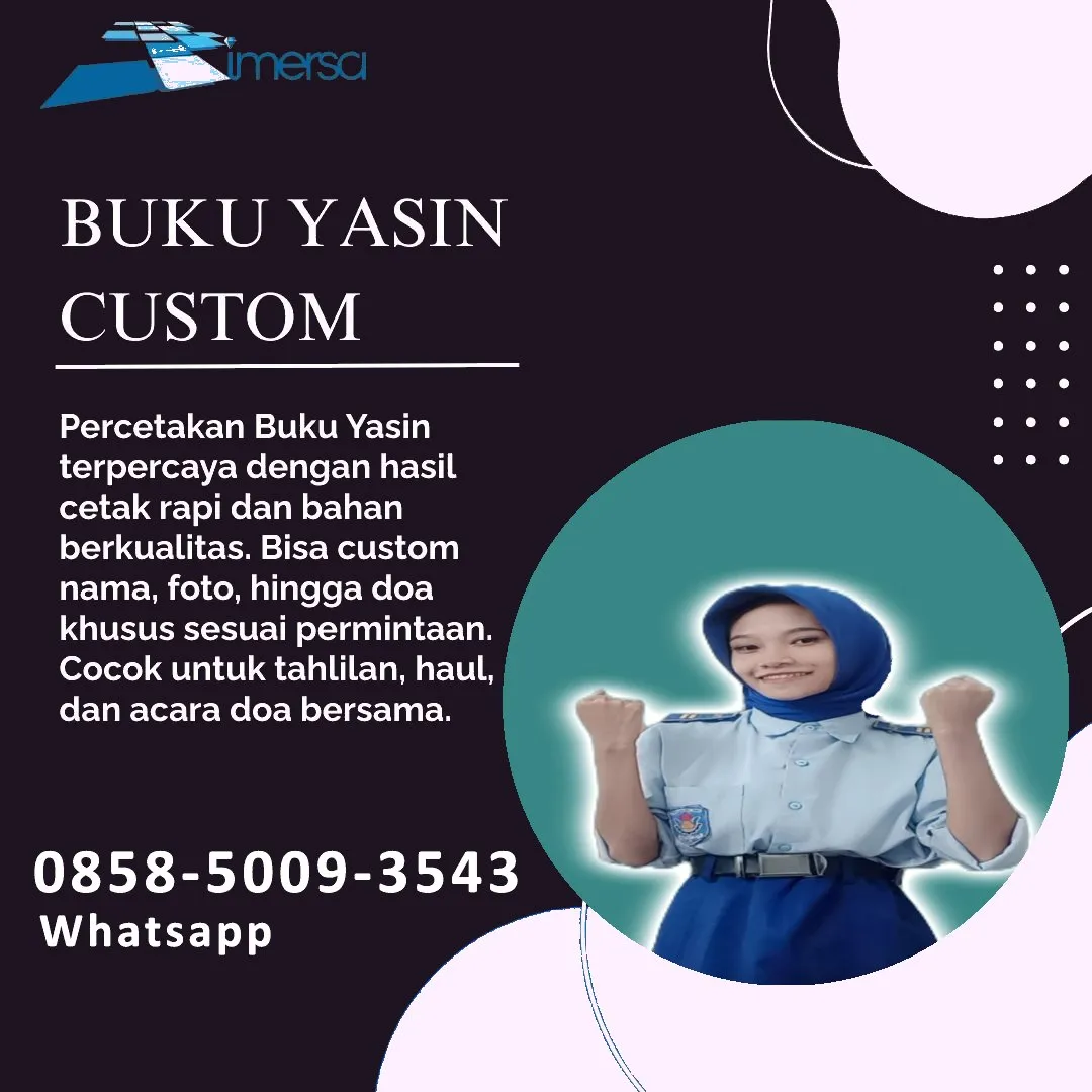 0858-5009-3543 (WA) Jasa Cetak Buku Yasin Minahasa Utara, Tempat Cetak Buku Yasin di Minahasa Utara, Cetak Buku Yasin Custom Minahasa Utara, Cetak Buku Yasin Murah Minahasa Utara, Buku Yasin dan Tahlil Minahasa Utara, Cetak Buku Yasin Terdekat Minahasa Utara, Jual Buku Yasin di Minahasa Utara