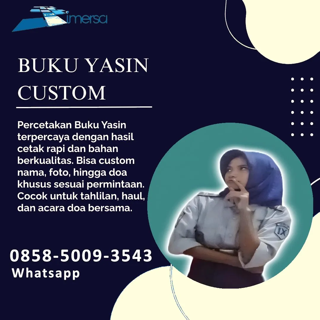 0858-5009-3543 (WA) Jasa Cetak Buku Yasin Manado, Tempat Cetak Buku Yasin di Manado, Cetak Buku Yasin Custom Manado, Cetak Buku Yasin Murah Manado, Buku Yasin dan Tahlil Manado, Cetak Buku Yasin Terdekat Manado, Jual Buku Yasin di Manado