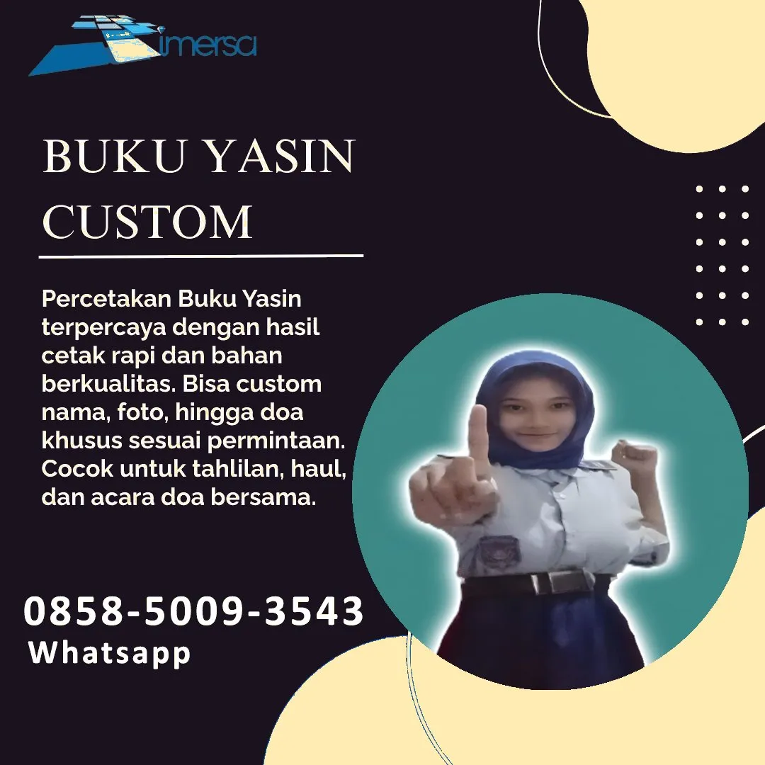 Cetak Buku Yasin Kendal 0858-5009-3543 (WA)