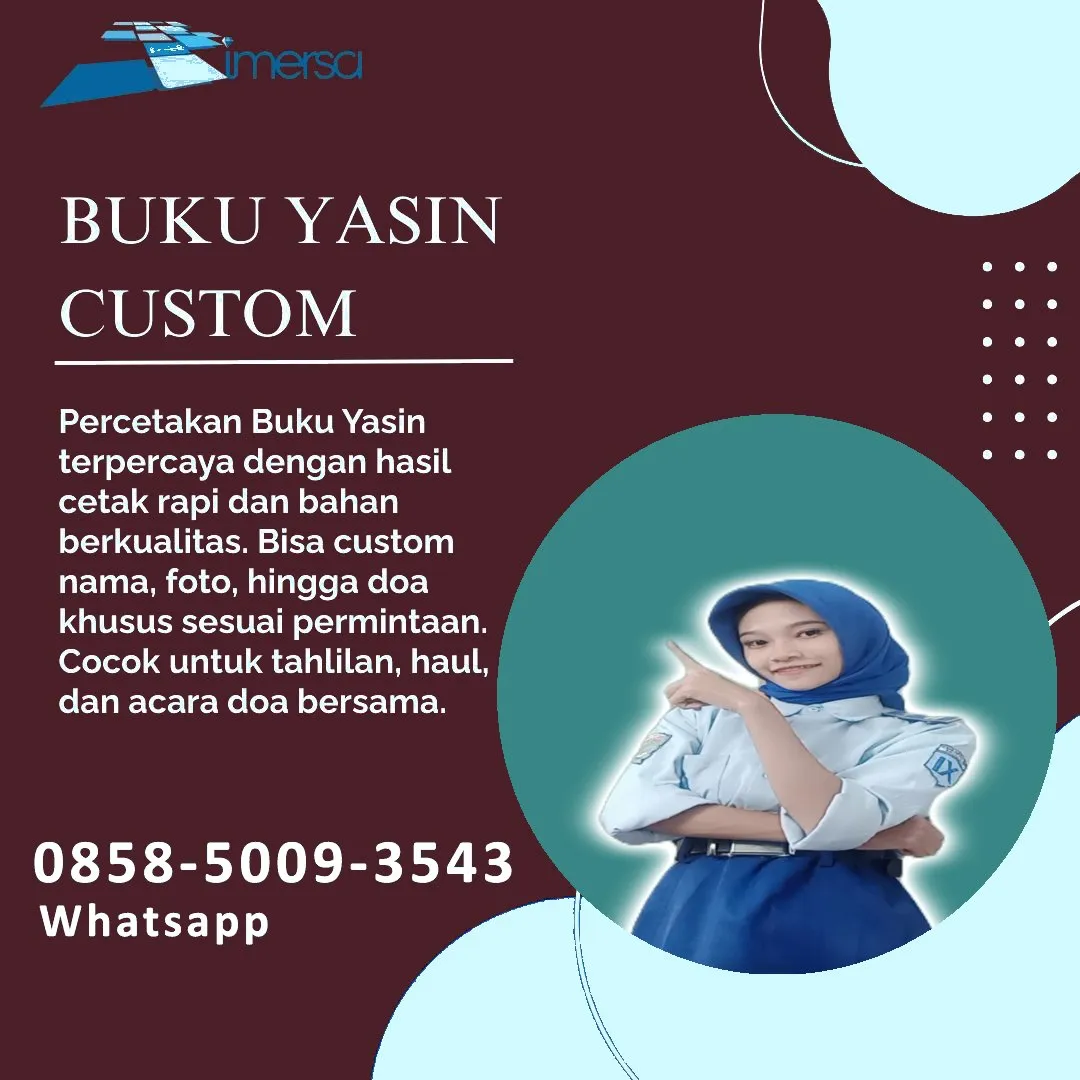 Cetak Buku Yasin Kepulauan Mentawai 0858-5009-3543 (WA)