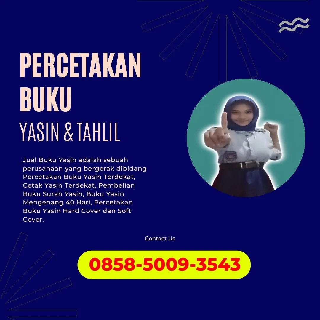 Cetak Buku Yasin Solok Selatan 0858-5009-3543 (WA)