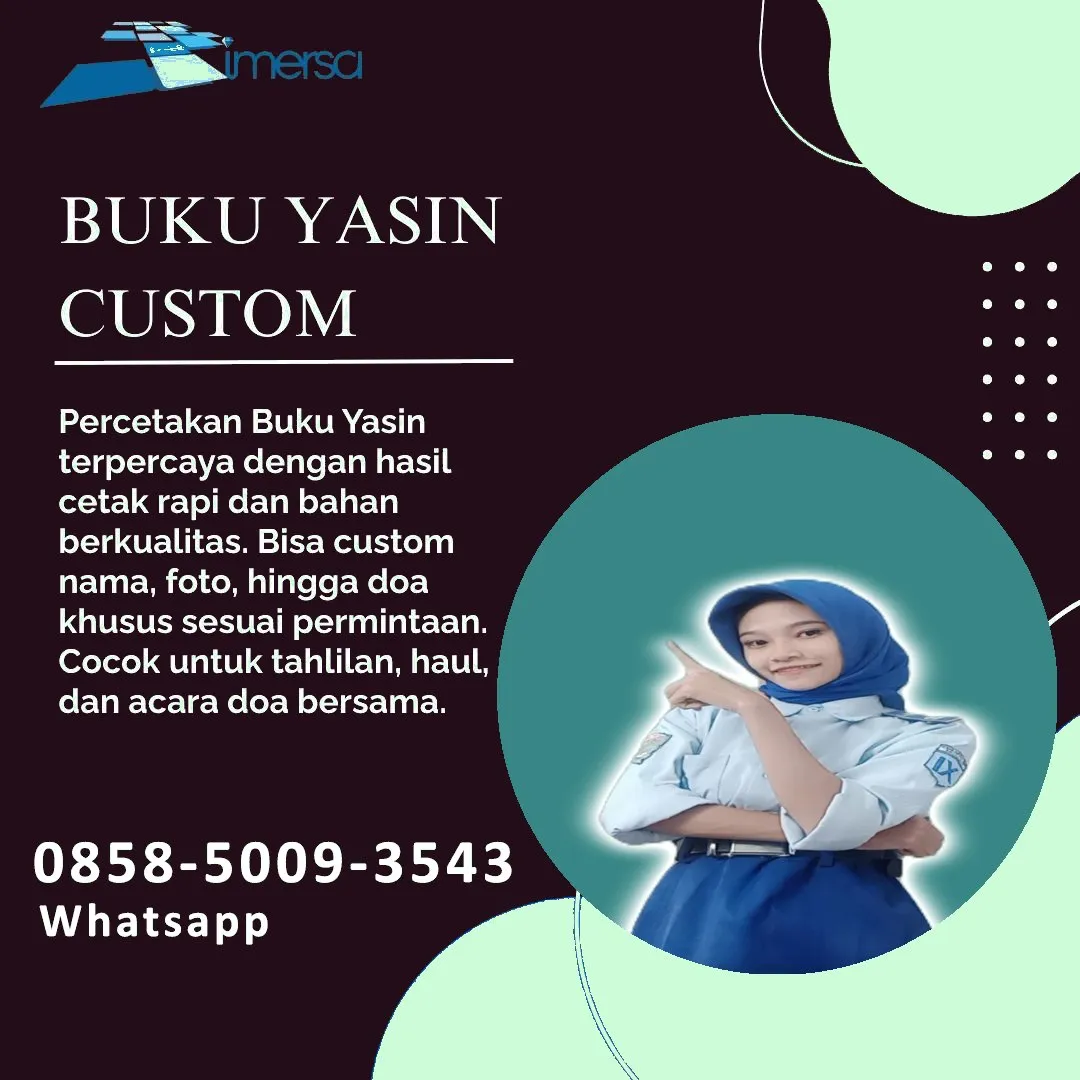 0858-5009-3543 (WA) Jasa Cetak Buku Yasin Pariaman, Tempat Cetak Buku Yasin di Pariaman, Cetak Buku Yasin Custom Pariaman, Cetak Buku Yasin Murah Pariaman, Buku Yasin dan Tahlil Pariaman, Cetak Buku Yasin Terdekat Pariaman, Jual Buku Yasin di Pariaman