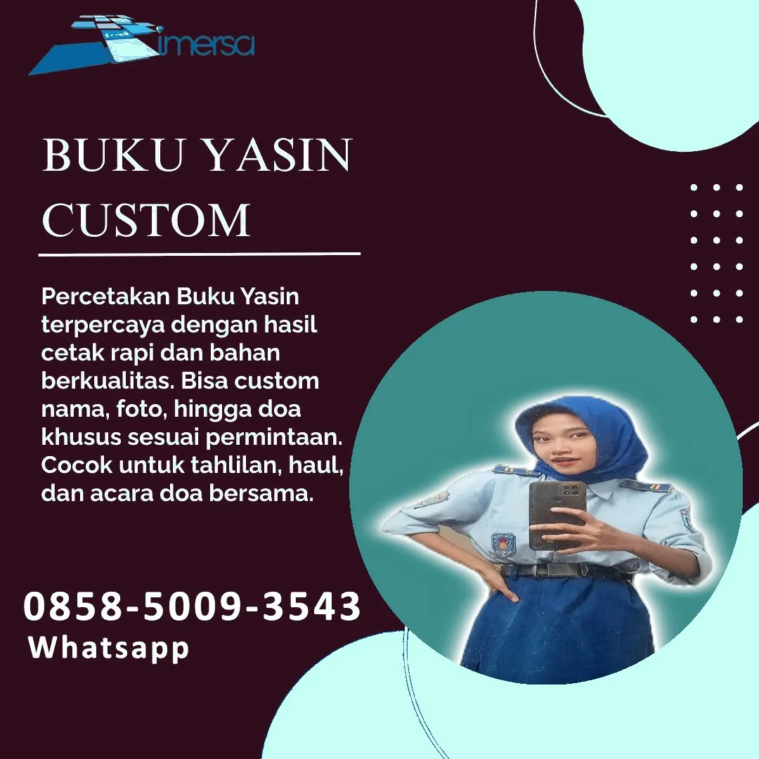0858-5009-3543 (WA) Jasa Cetak Buku Yasin Payakumbuh, Tempat Cetak Buku Yasin di Payakumbuh, Cetak Buku Yasin Custom Payakumbuh, Cetak Buku Yasin Murah Payakumbuh, Buku Yasin dan Tahlil Payakumbuh, Cetak Buku Yasin Terdekat Payakumbuh, Jual Buku Yasin di Payakumbuh