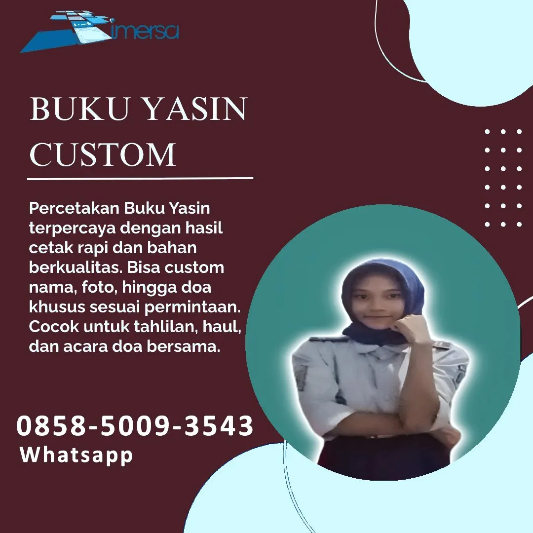 Cetak Buku Yasin Musi Banyuasin 0858-5009-3543 (WA)