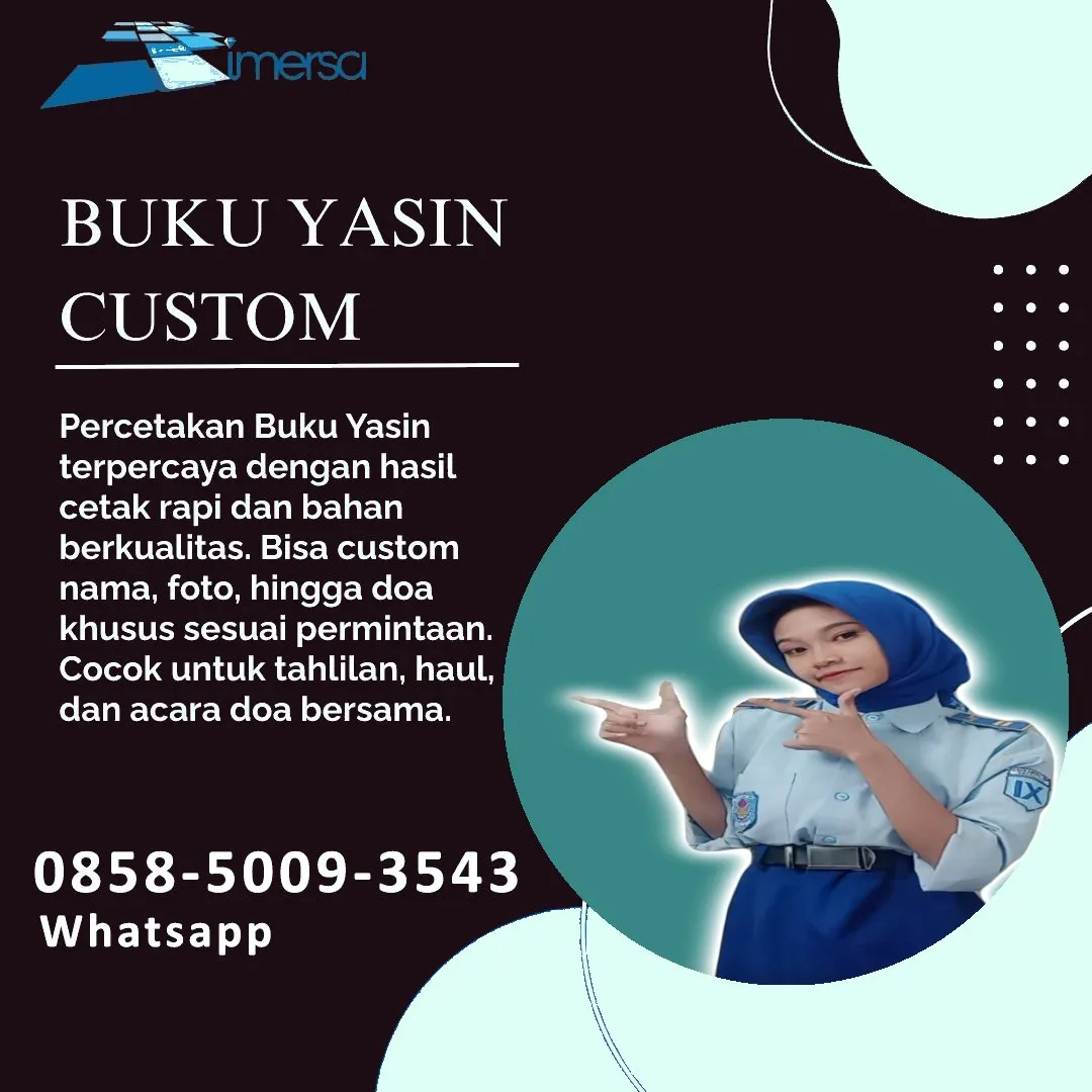 Cetak Buku Yasin Ogan Ilir 0858-5009-3543 (WA)