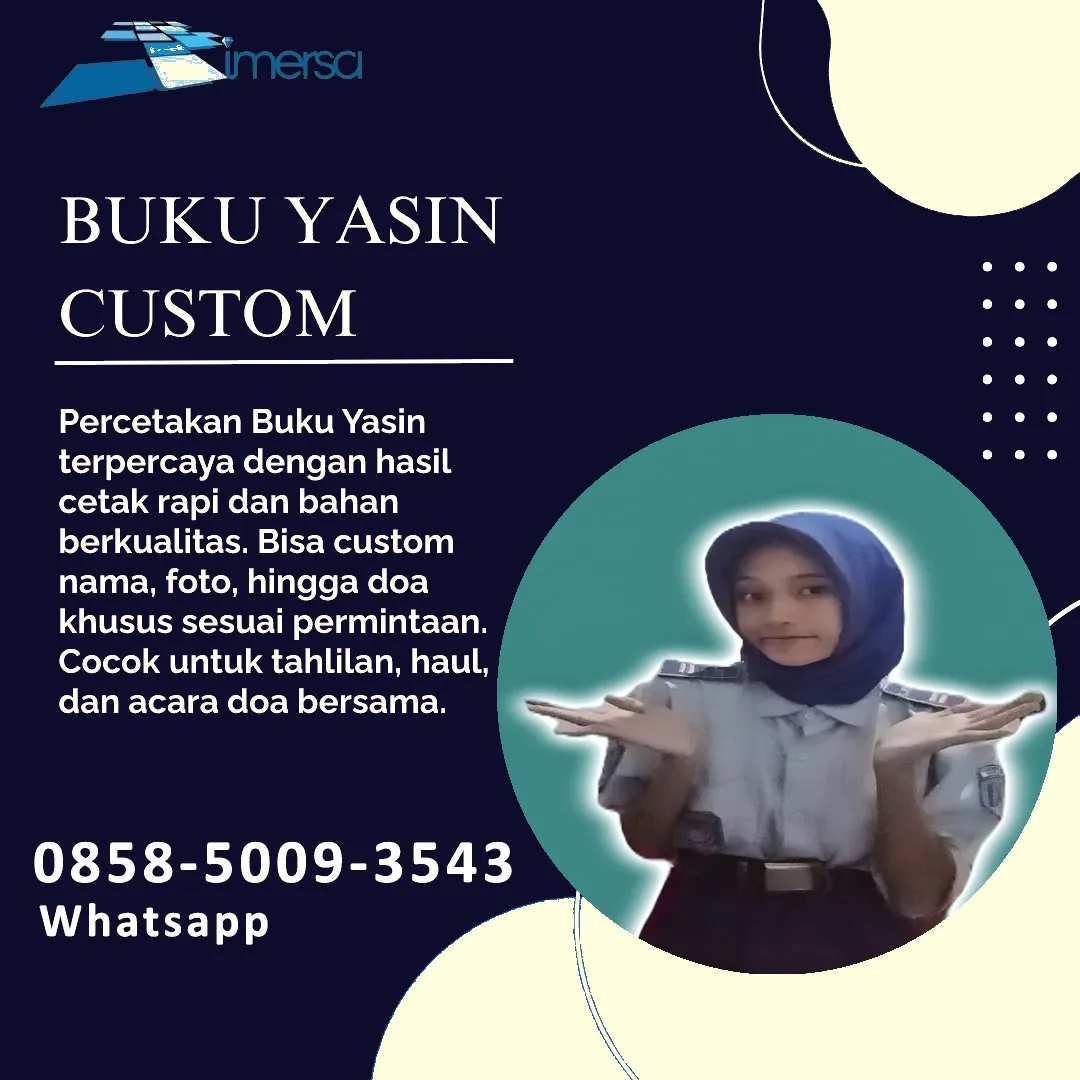 Cetak Buku Yasin Penukal Abab Lematang Ilir 0858-5009-3543 (WA)