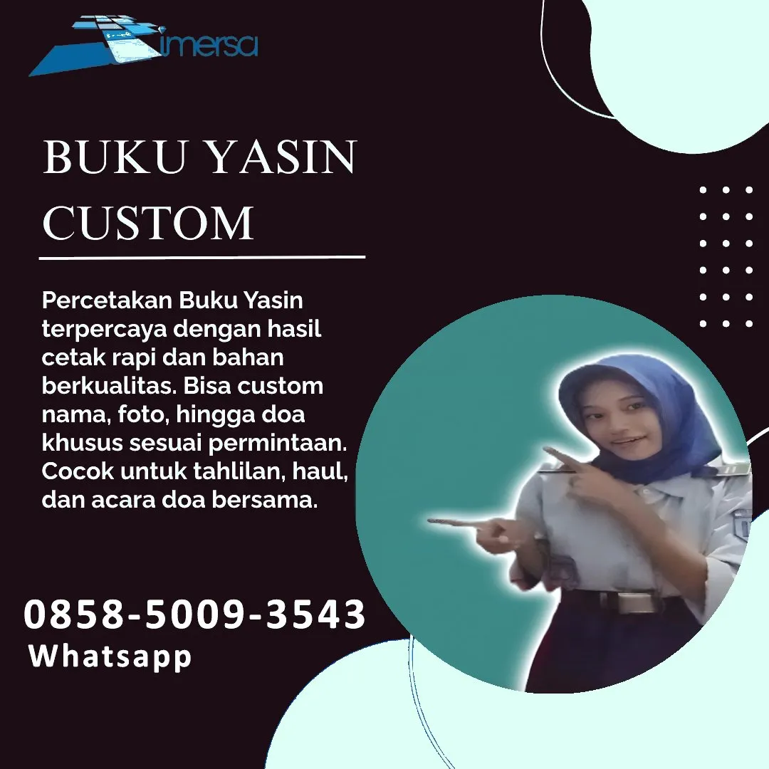 Cetak Buku Yasin Deli Serdang 0858-5009-3543 (WA)