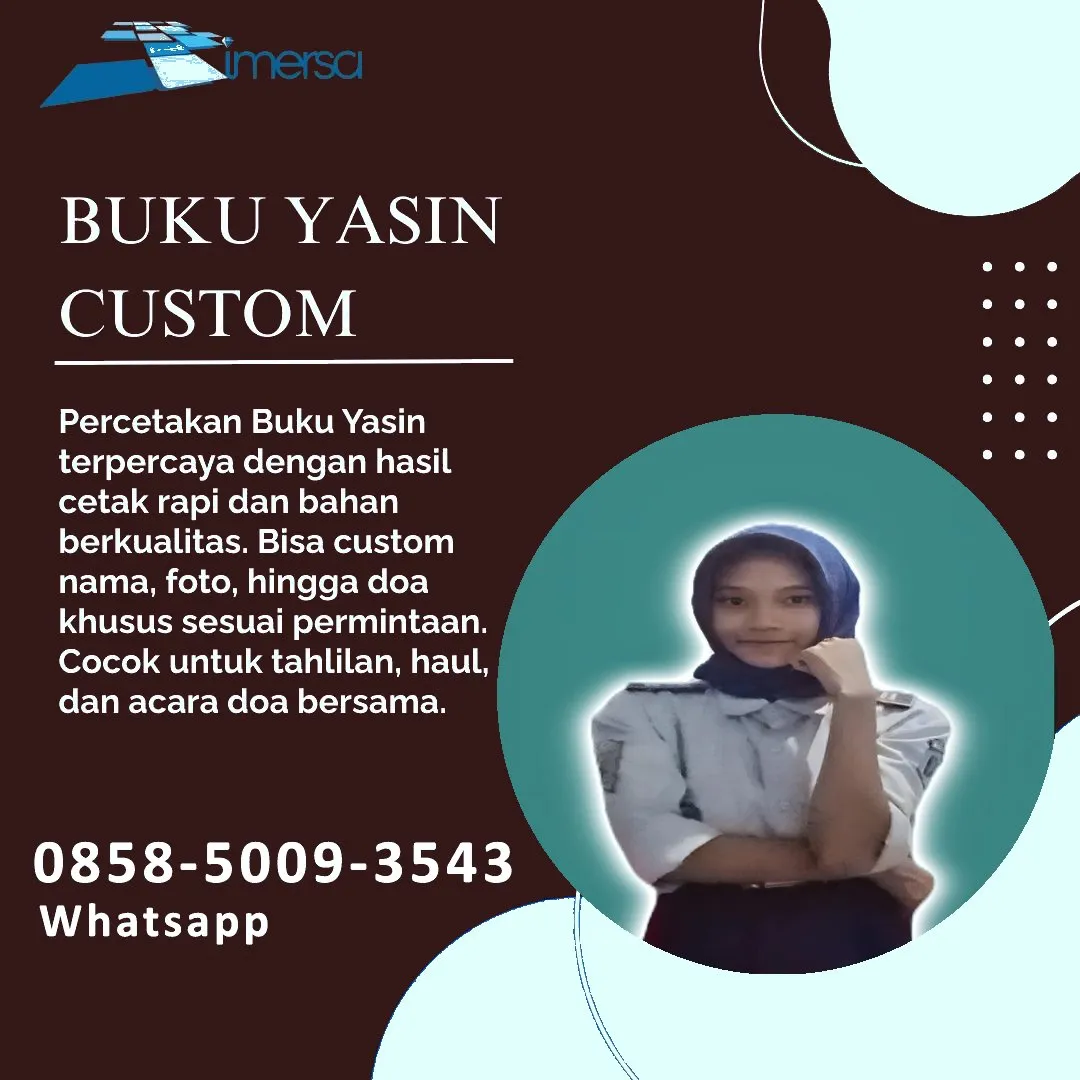 0858-5009-3543 (WA) Jasa Cetak Buku Yasin Nias Utara, Tempat Cetak Buku Yasin di Nias Utara, Cetak Buku Yasin Custom Nias Utara, Cetak Buku Yasin Murah Nias Utara, Buku Yasin dan Tahlil Nias Utara, Cetak Buku Yasin Terdekat Nias Utara, Jual Buku Yasin di Nias Utara