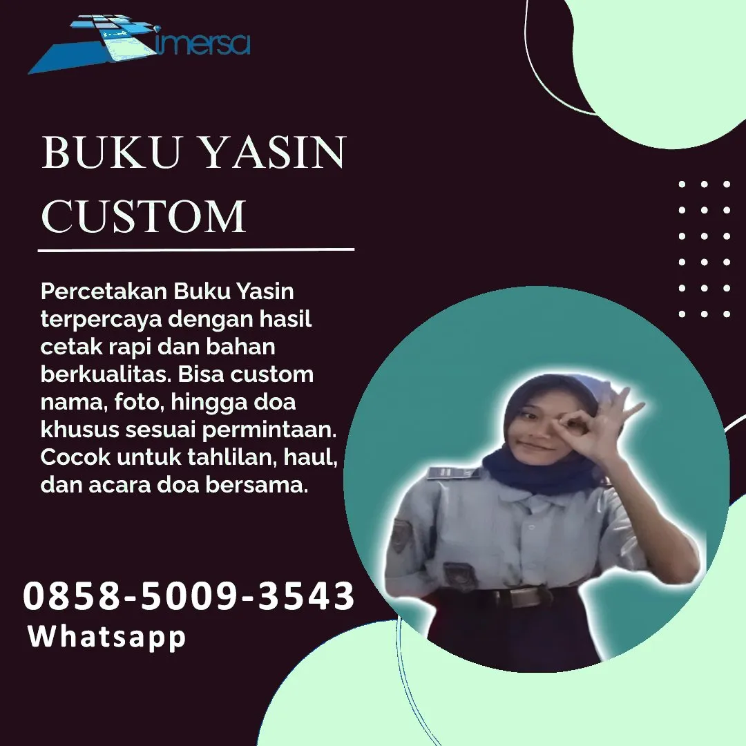 Cetak Buku Yasin Pekalongan 0858-5009-3543 (WA)
