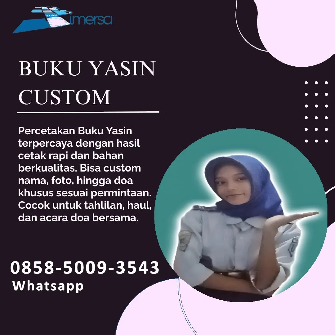 Cetak Buku Yasin Samosir 0858-5009-3543 (WA)