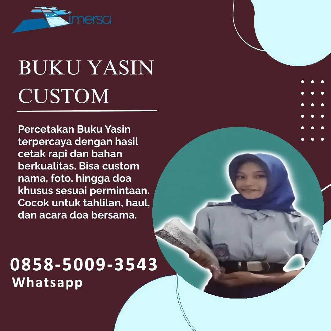 0858-5009-3543 (WA) Jasa Cetak Buku Yasin Serdang Bedagai, Tempat Cetak Buku Yasin di Serdang Bedagai, Cetak Buku Yasin Custom Serdang Bedagai, Cetak Buku Yasin Murah Serdang Bedagai, Buku Yasin dan Tahlil Serdang Bedagai, Cetak Buku Yasin Terdekat Serdang Bedagai, Jual Buku Yasin di Serdang Bedagai