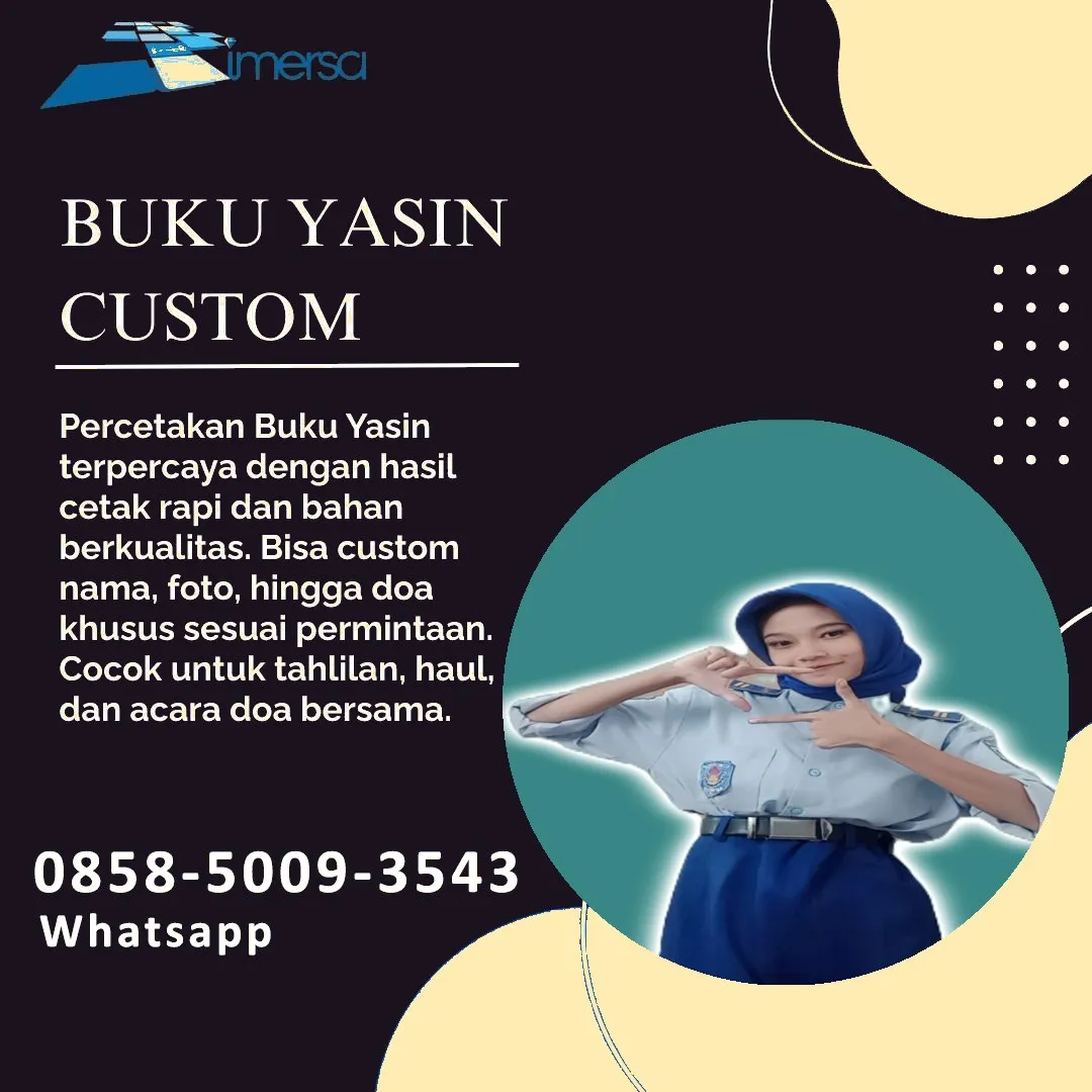 Cetak Buku Yasin Tapanuli Utara 0858-5009-3543 (WA)