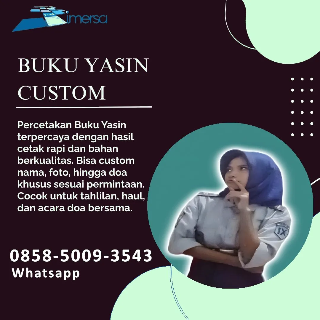 Cetak Buku Yasin Padang Sidempuan 0858-5009-3543 (WA)