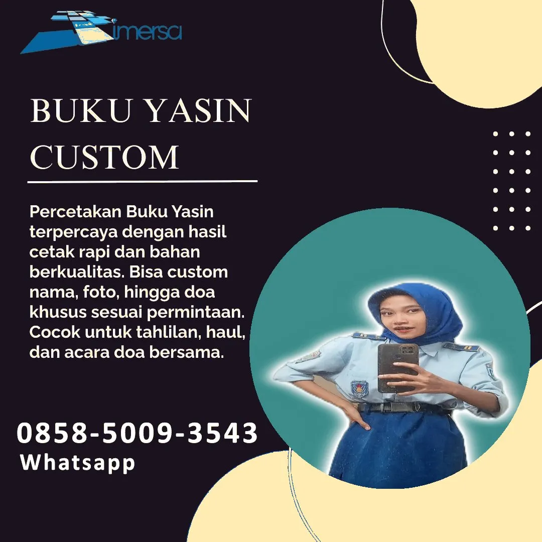 Cetak Buku Yasin Tanjung Balai 0858-5009-3543 (WA)