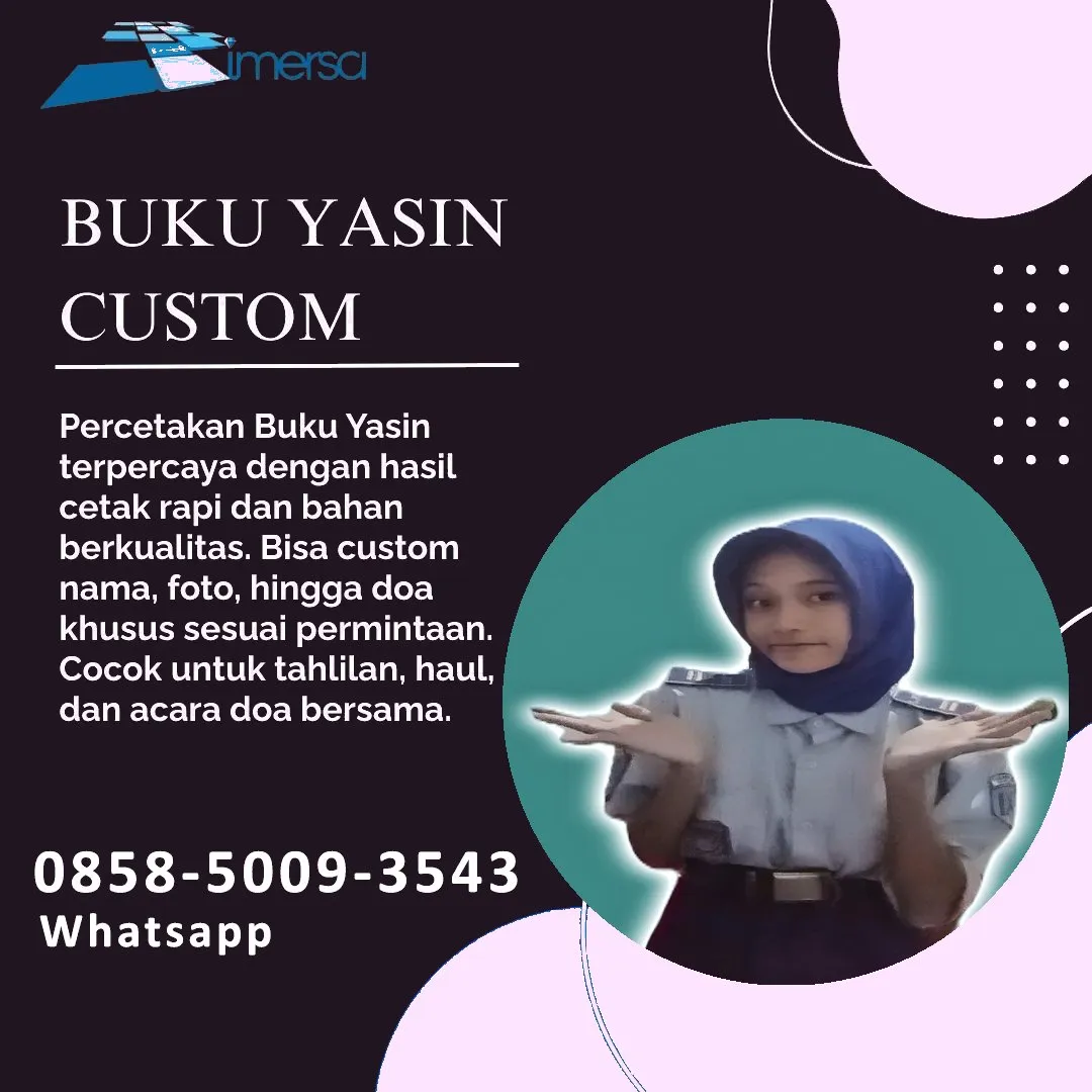 0858-5009-3543 (WA) Jasa Cetak Buku Yasin Rembang, Tempat Cetak Buku Yasin di Rembang, Cetak Buku Yasin Custom Rembang, Cetak Buku Yasin Murah Rembang, Buku Yasin dan Tahlil Rembang, Cetak Buku Yasin Terdekat Rembang, Jual Buku Yasin di Rembang