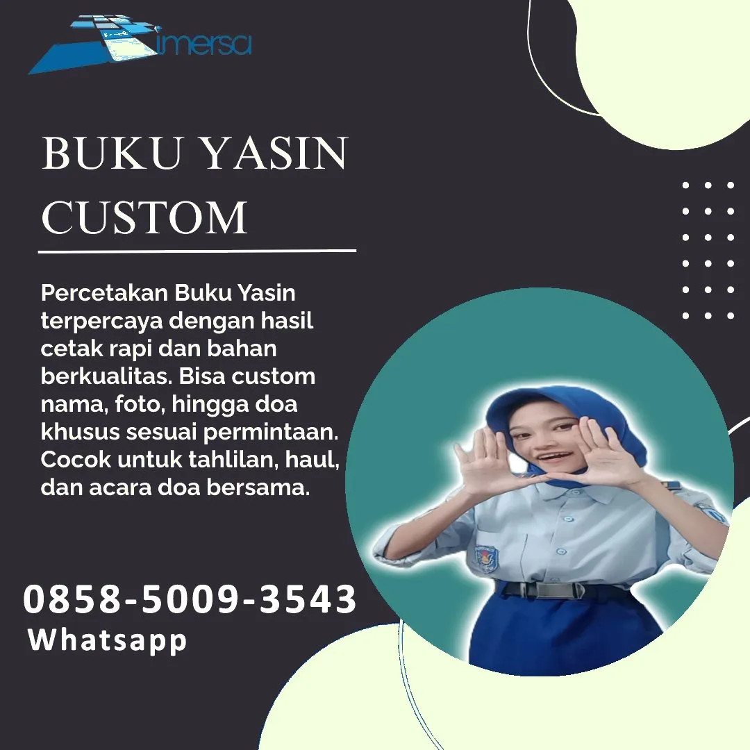 Cetak Buku Yasin Semarang 0858-5009-3543 (WA)